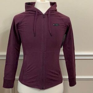 Black Diamond HERITAGE LOGO FULL ZIP HOODY-Plum